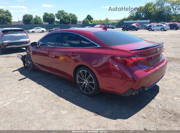 4T1BZ1FB8KU003863 2019 TOYOTA AVALON Red Tył lewy
