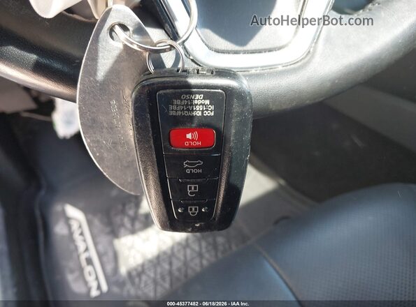 4T1BZ1FB8KU036443 2019 TOYOTA AVALON Gray Առջևի վահանակի տեսք