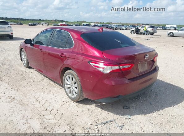 4T1C11AK0LU357851 2020 TOYOTA CAMRY Maroon Rear left