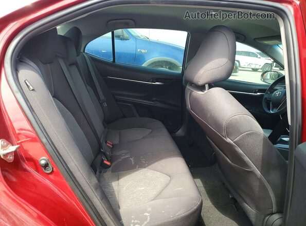 4T1C11AK2LU322258 2020 TOYOTA CAMRY Burgundy Widok tylnych siedzeń
