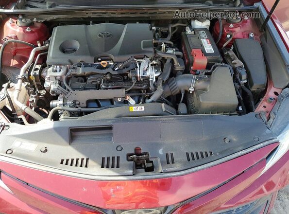 4T1C11AK2LU322258 2020 TOYOTA CAMRY Burgundy Widok wnętrza z tyłu