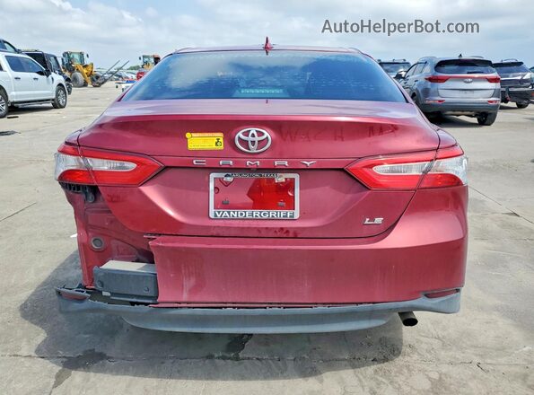 4T1C11AK2LU322258 2020 TOYOTA CAMRY Burgundy Widok z tyłu