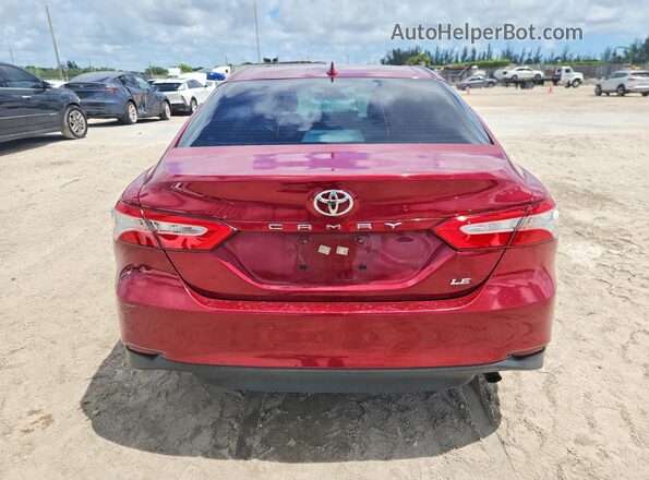 4T1C11AK7LU387042 2020 TOYOTA CAMRY Красный 