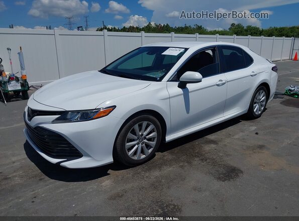 4T1C11AK7LU893633 2020 TOYOTA CAMRY White წინა მარცხენა ხედი სამი მეოთხედიდან