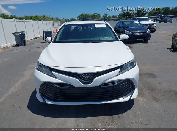 4T1C11AK7LU893633 2020 TOYOTA CAMRY White ხელსაწყოთა პანელის ხედი