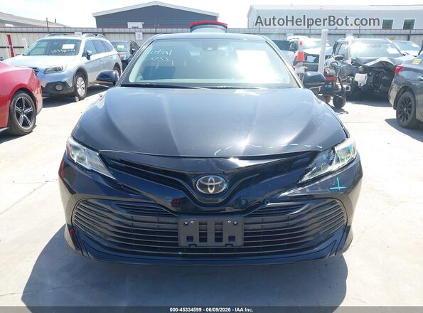 4T1C11AK7LU894992 2020 TOYOTA CAMRY Black ხელსაწყოთა პანელის ხედი