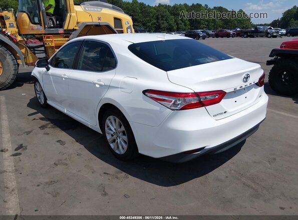 4T1C11AK8LU346094 2020 TOYOTA CAMRY White Trasero izquierdo