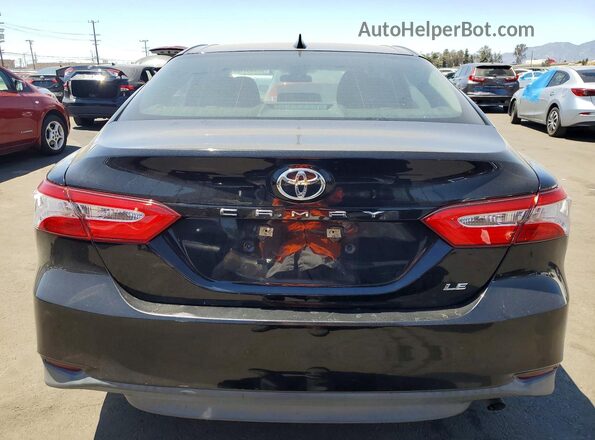 4T1C11AK8LU363297 2020 TOYOTA CAMRY Black Вид ззаду