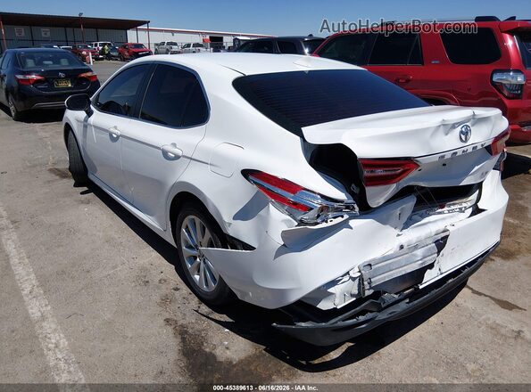 4T1C11AK8LU920953 2020 TOYOTA CAMRY White Trasero izquierdo