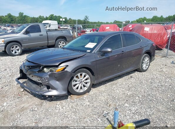 4T1C11AK9LU924476 2020 TOYOTA CAMRY Gray Передня ліва чверть