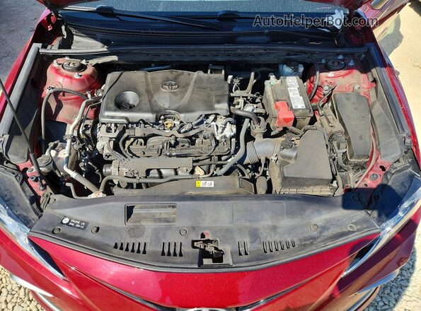 4T1C11BK0MU021374 2021 TOYOTA CAMRY Red Vista interior trasera
