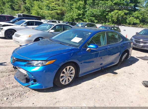 4T1C11BK6LU012483 2020 TOYOTA CAMRY Blue Առջևի ձախ երեք քառորդ տեսարան