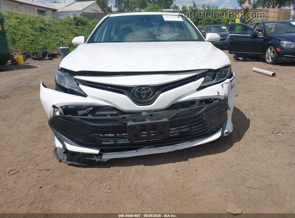 4T1C11BK9LU016740 2020 TOYOTA CAMRY White Սարքավորումների վահանակի տեսք