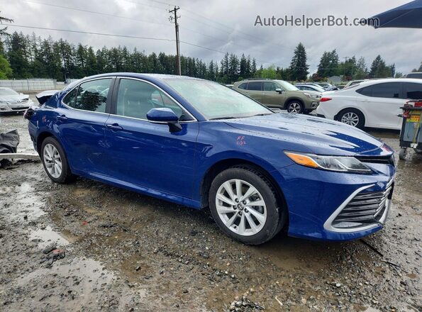 4T1C11BKXRU129332 2024 TOYOTA CAMRY Blue Delantero derecho