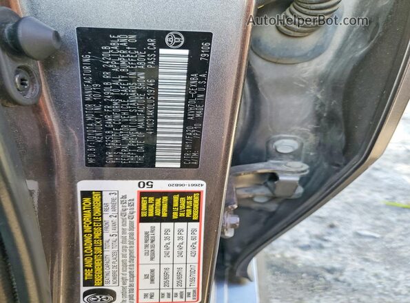 4T1C31AK0LU519746 2020 TOYOTA CAMRY Серебряный Вид подкапотного пространства