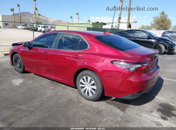 4T1C31AK9MU547739 2021 TOYOTA CAMRY Red Rear left