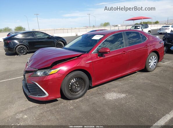 4T1C31AK9MU547739 2021 TOYOTA CAMRY Red Front left