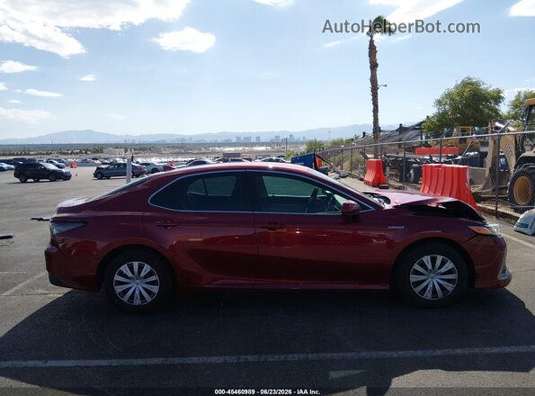4T1C31AK9MU547739 2021 TOYOTA CAMRY Red Rear interior view