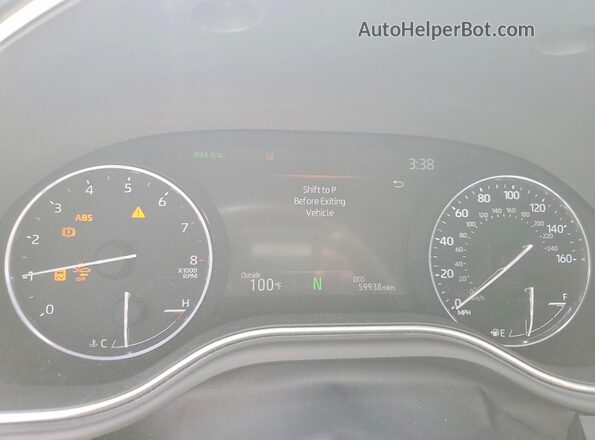 4T1CZ1FB5LU041461 2020 TOYOTA AVALON White Instrument cluster view