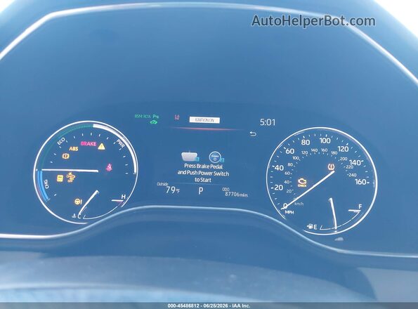 4T1D21FB2LU018406 2020 TOYOTA AVALON HYBRID Gray უკანა სავარძლების ხედი