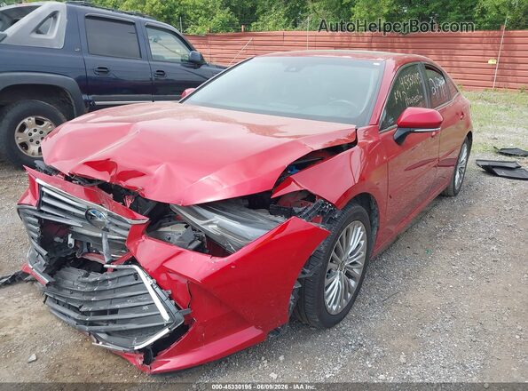 4T1DA1AB6NU012198 2022 TOYOTA AVALON Red Vista tres cuartos delantera izquierda