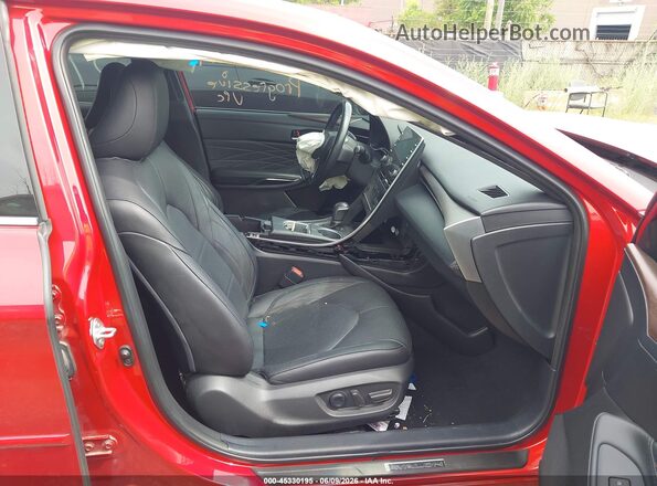 4T1DA1AB6NU012198 2022 TOYOTA AVALON Red Vista interior delantera