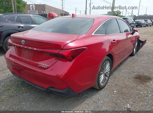 4T1DA1AB6NU012198 2022 TOYOTA AVALON Red Trasero derecho