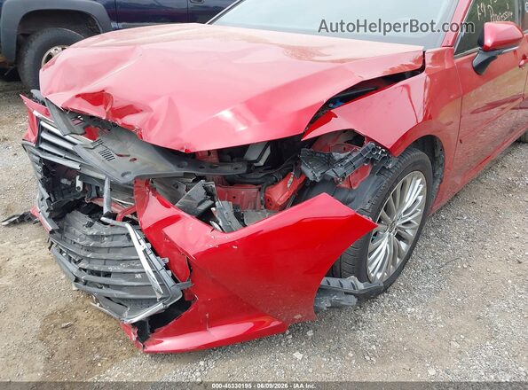4T1DA1AB6NU012198 2022 TOYOTA AVALON Red Vista frontal