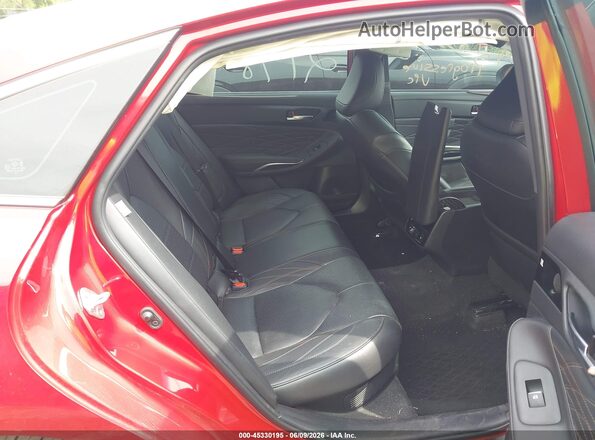 4T1DA1AB6NU012198 2022 TOYOTA AVALON Red Vista de la etiqueta del VIN
