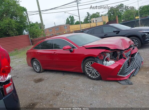 4T1DA1AB6NU012198 2022 TOYOTA AVALON Red Vista interior trasera