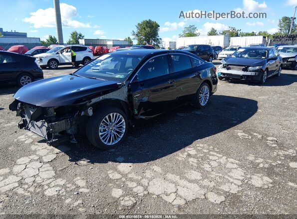 4T1DA1ABXMU003907 2021 TOYOTA AVALON Черный Передняя левая четверть