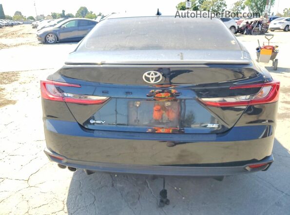 4T1DAACK0SU055900 2025 TOYOTA CAMRY Black Rear view