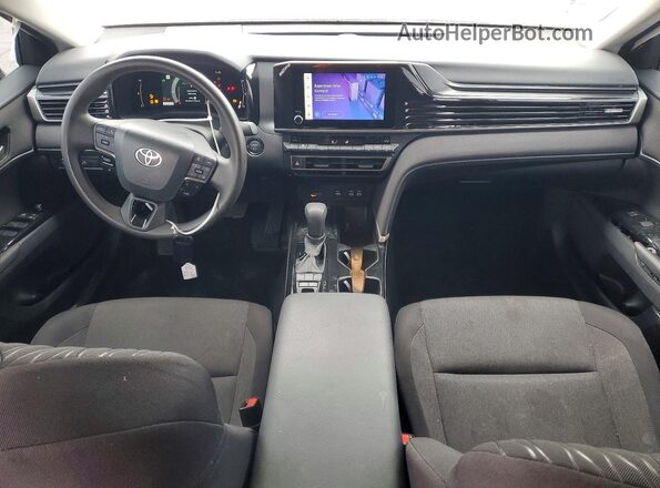 4T1DAACK0SU070834 2025 TOYOTA CAMRY White Dashboard view