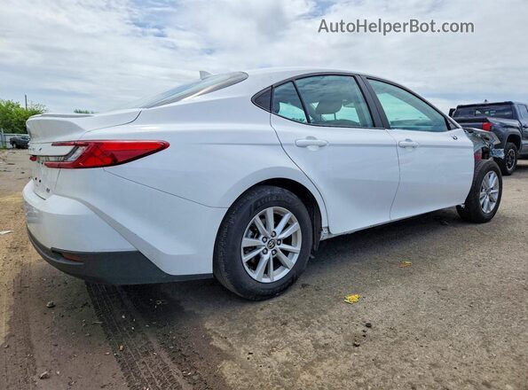4T1DAACK0SU123662 2025 TOYOTA CAMRY White Задня права чверть