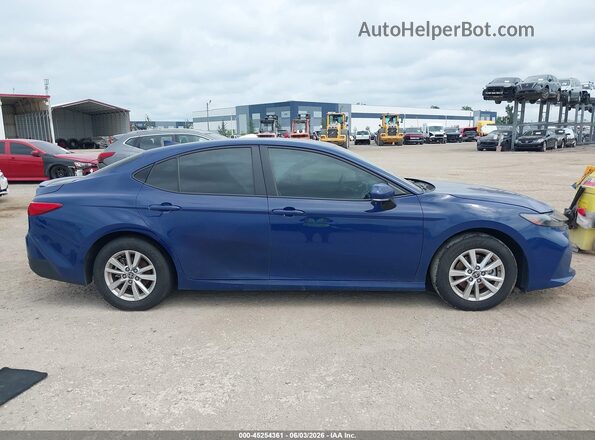 4T1DAACK0SU135567 2025 TOYOTA CAMRY Blue Rear interior view
