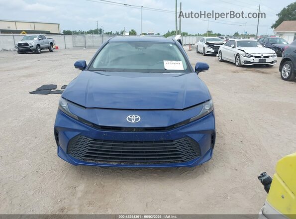 4T1DAACK0SU135567 2025 TOYOTA CAMRY Blue Instrument cluster view