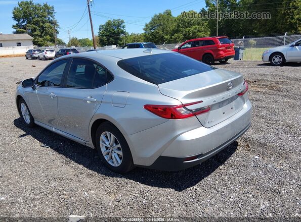 4T1DAACK0SU165765 2025 TOYOTA CAMRY Silver Trasero izquierdo