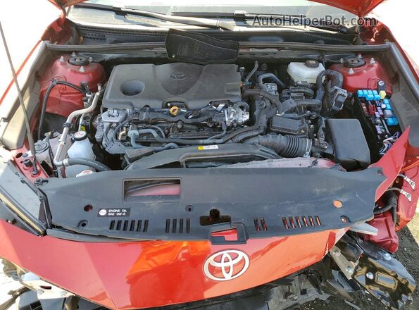 4T1DAACK0SU176362 2025 TOYOTA CAMRY Red Вид задньої частини салону