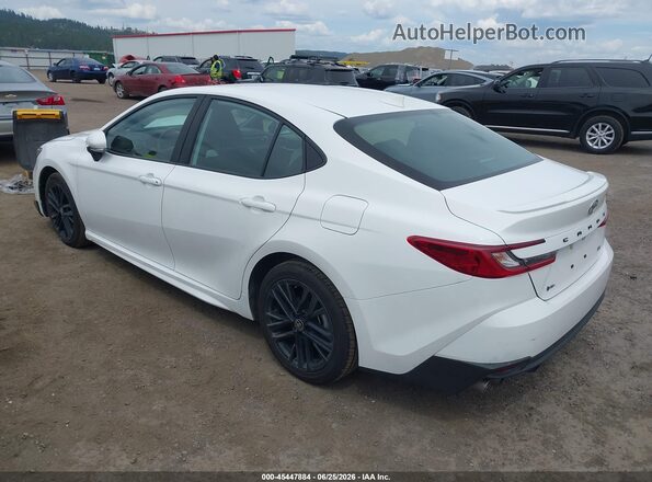 4T1DAACK0SU608299 2025 TOYOTA CAMRY White Rear left