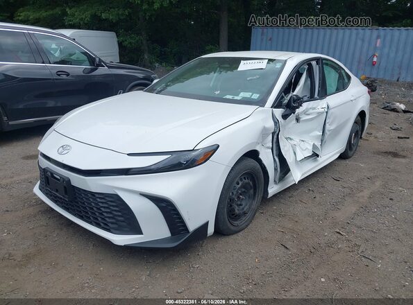 4T1DAACK0TU247142 2026 TOYOTA CAMRY White Front view