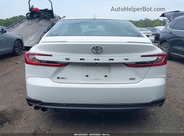 4T1DAACK0TU247142 2026 TOYOTA CAMRY White 