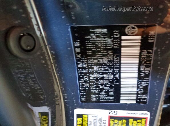 4T1DAACK0TU269271 2026 TOYOTA CAMRY Black Вид підкапотного простору