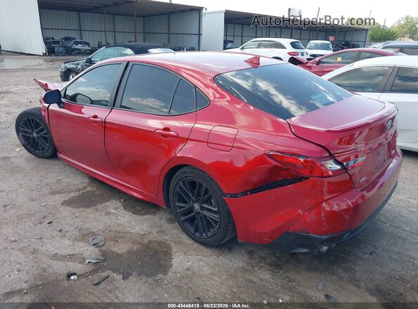 4T1DAACK1SU021612 2025 TOYOTA CAMRY Red Задня ліва чверть