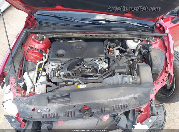 4T1DAACK1SU021612 2025 TOYOTA CAMRY Red Вид ззаду