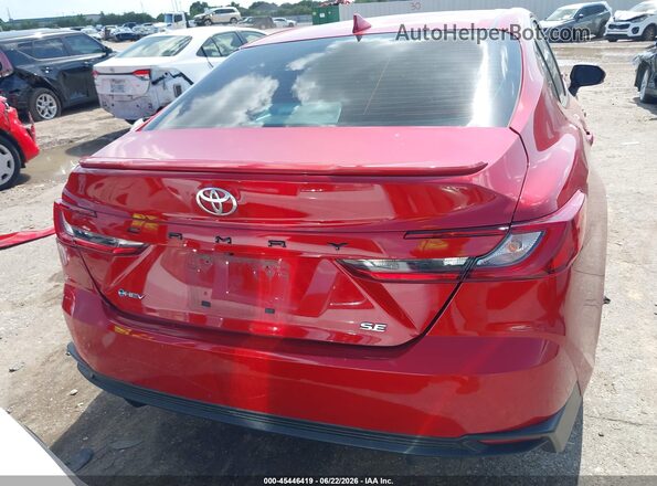 4T1DAACK1SU021612 2025 TOYOTA CAMRY Red 