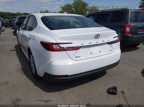 4T1DAACK1SU088422 2025 TOYOTA CAMRY White უკანა მარცხენა
