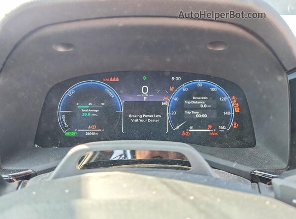4T1DAACK1SU126490 2025 TOYOTA CAMRY Blue Widok zestawu wskaźników