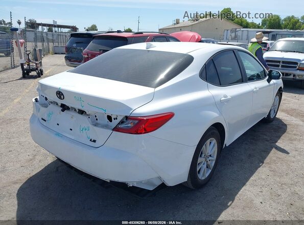 4T1DAACK1SU146335 2025 TOYOTA CAMRY White 
