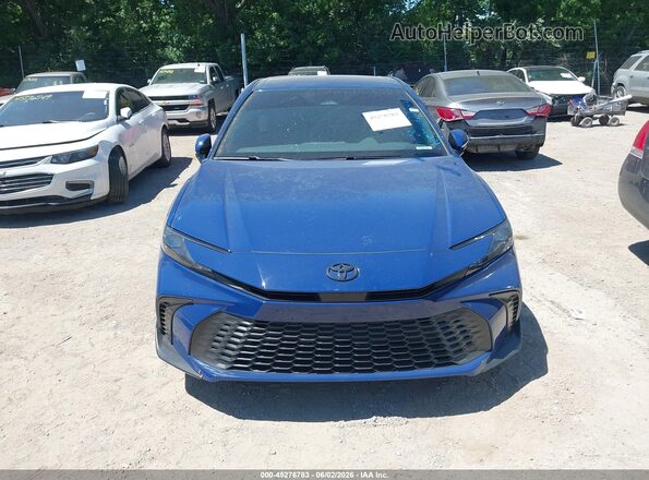 4T1DAACK1SU192344 2025 TOYOTA CAMRY Синий Вид щитка приборов