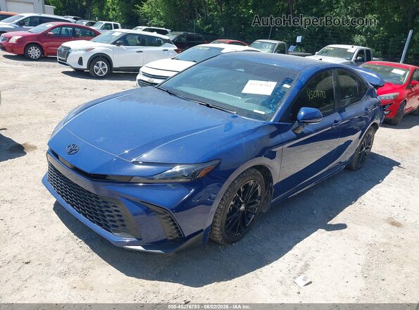 4T1DAACK1SU192344 2025 TOYOTA CAMRY Синий Передняя левая четверть
